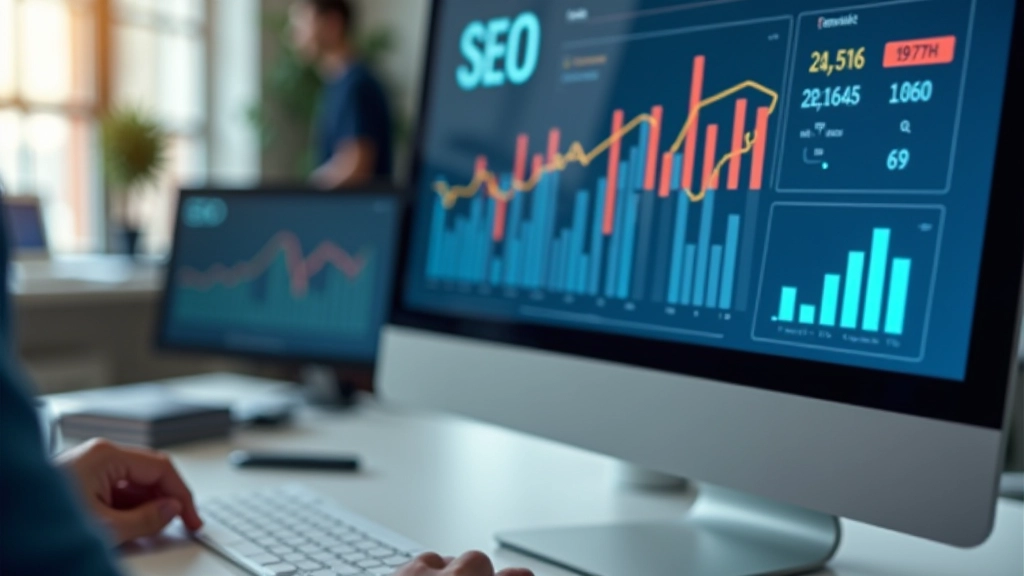 Analýza SEO metriky na monitoru