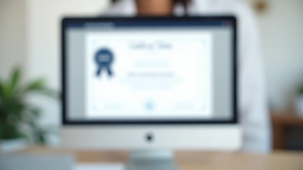Certifikační badge a diplom